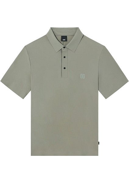 Düz Haki Erkek Polo T-Shirt Turbo Deıva