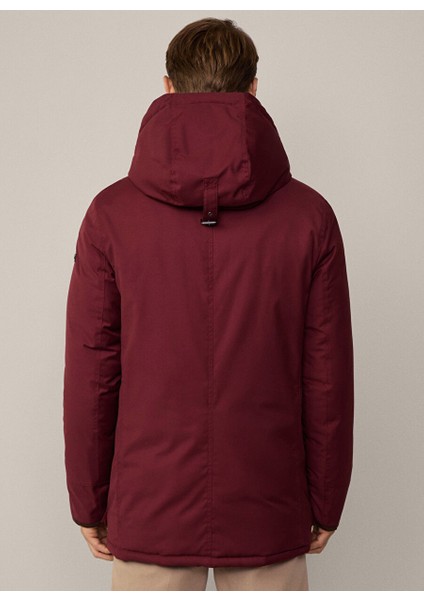Bordo Erkek Slim Fit Parka HM403226