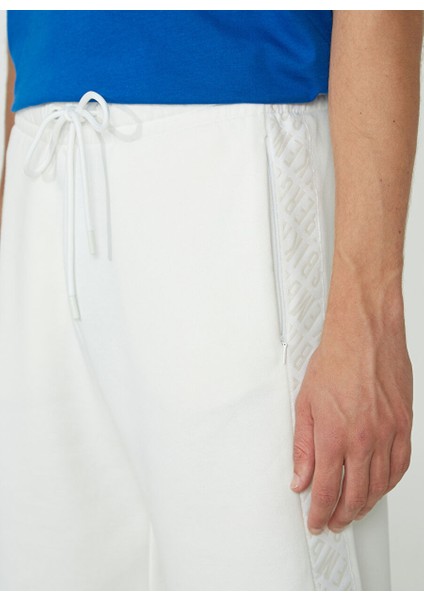 Beyaz Erkek Sweat Şort C 1 301 80