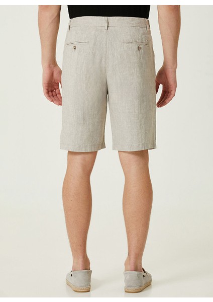 Natürel Erkek Comfort Fit Şort 1091003