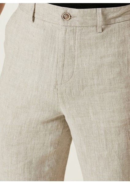 Natürel Erkek Comfort Fit Şort 1091003