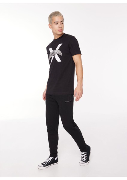 Lastikli Bel Slim Fit Siyah Erkek Eşofman Altı UMA23155PA fiyatları