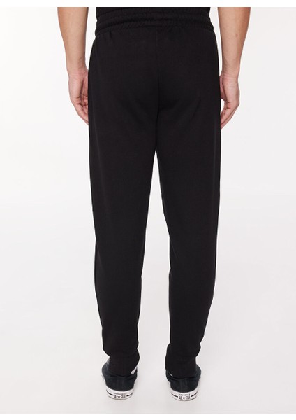 Lastikli Bel Slim Fit Siyah Erkek Eşofman Altı UMA23155PA indirimleri