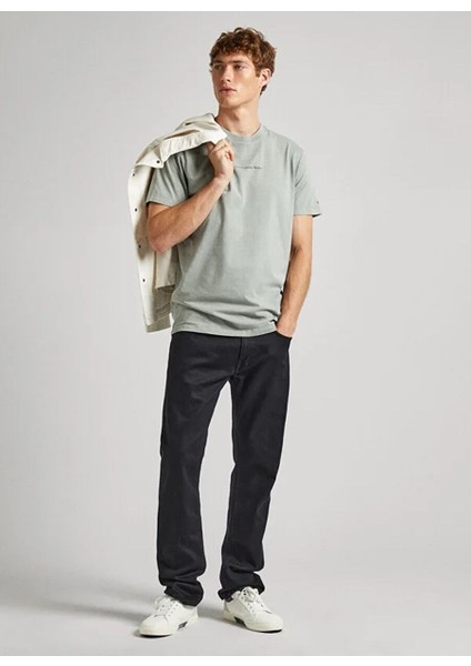 Fıstık Erkek Regular Fit Baskılı T-Shirt PM509231 701 Dave Tee