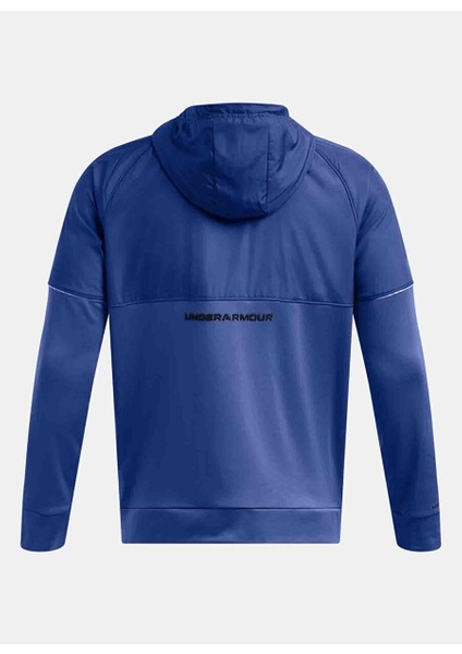 1373781-432 Ua Af Storm Fz Hoodie Mavi Fermuarlı Yaka Normal Kalıp Erkek Zip Ceket indirimleri
