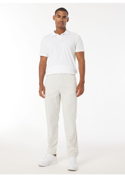 Gmg Fırenze Standart Bel Normal Paça Regular Fit Taş Erkek Pantolon ZR24MSS01054