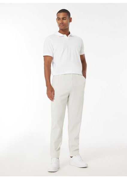 Gmg Fırenze Standart Bel Normal Paça Regular Fit Taş Erkek Pantolon ZR24MSS01054