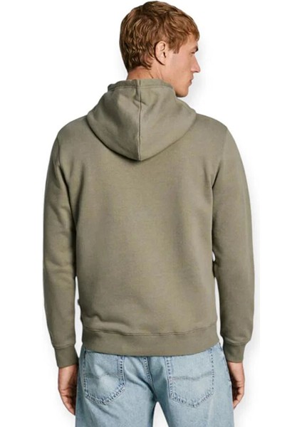Yeşil Erkek Kapüşon Regular Fit Sweatshirt PM582716-734 New Joe Hoodıe