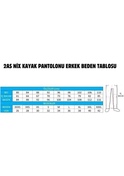 Nix 2 Erkek Kayak Pantolonu Mavi