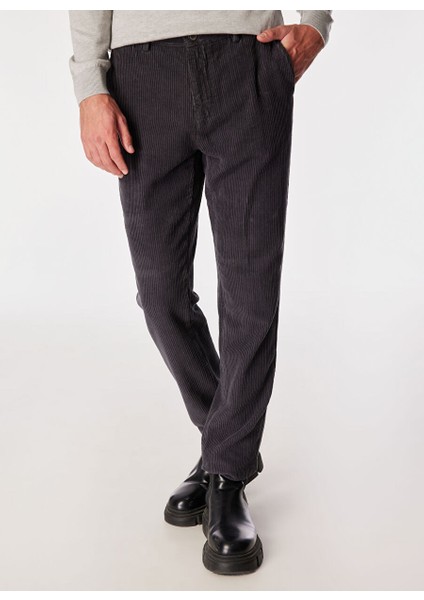Antrasit Erkek Regular Fit Düz Chino Pantolon FC4WM-PNT 2424