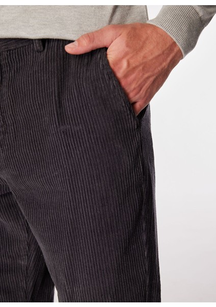 Antrasit Erkek Regular Fit Düz Chino Pantolon FC4WM-PNT 2424