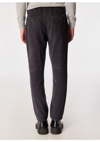 Antrasit Erkek Regular Fit Düz Chino Pantolon FC4WM-PNT 2424
