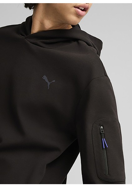 Siyah Erkek Kapüşon Normal Düz Sweatshirt 68165301 Open Road Hoodie