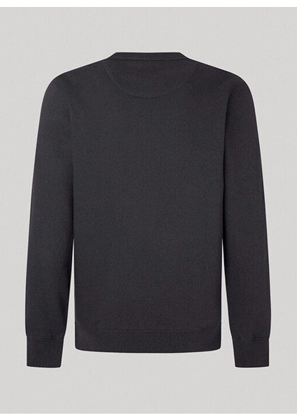 Siyah Erkek Bisiklet Slim Fit Baskılı Sweatshirt PM582557 999 Randall indirimleri