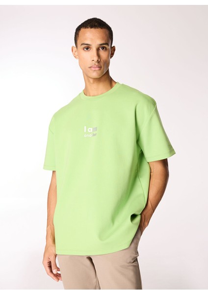 Gmg Fırenze Fıstık Erkek Oversize T-Shirt GU24MSS03007