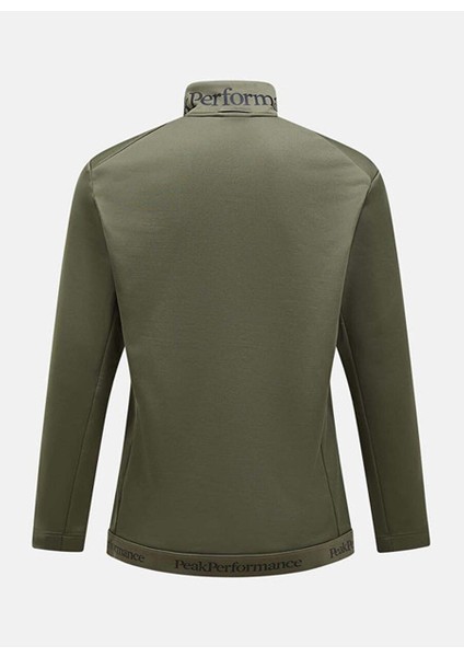Haki Erkek Düz Ceket M Rider Tech Zip Jacket