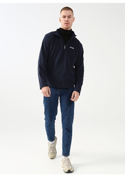 Lacivert Erkek Polar Sweatshırt RMA021 Thompson Fleece