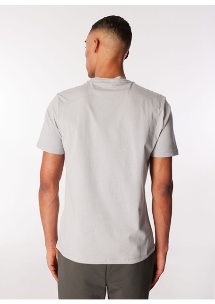 Gri Erkek Bisiklet Yaka Baskılı T-Shirt D4SM-TST3270 indirimleri