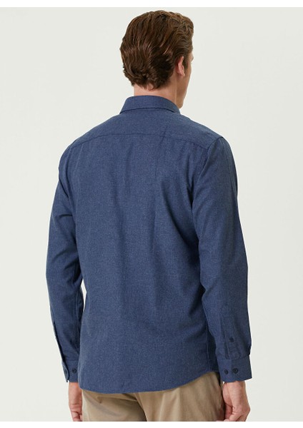 Indigo Erkek Gömlek Slim Fit Düz Gömlek 1092974