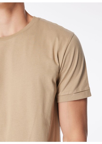 Gmg Fırenze Bisiklet Yaka Vizon Erkek T-Shirt GU24MSS03021