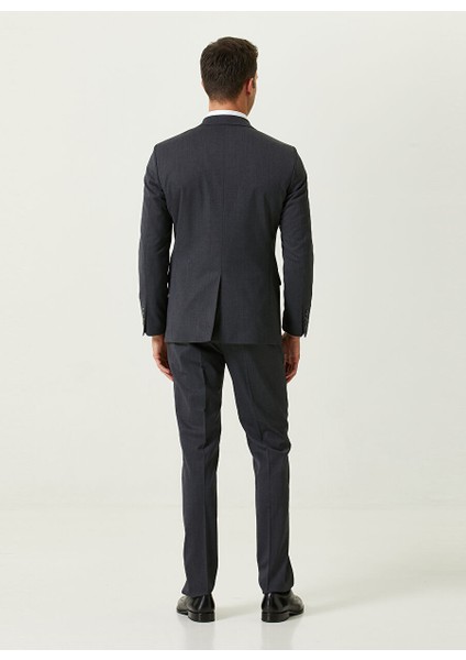 Antrasit Erkek Mono Yaka Slim Fit Takım Elbise fırsatları