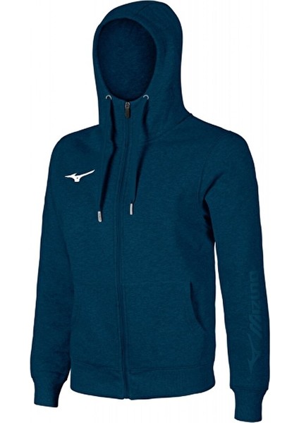 Sweat Hoodie Erkek Fermuarlı Sweatshirt Lacivert