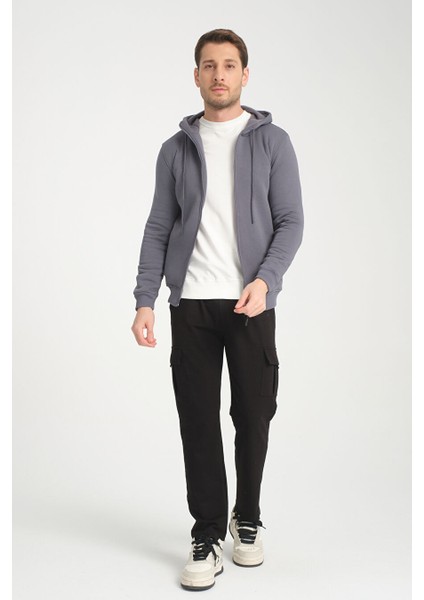 3 Iplik Fermuarlı Kapşonlu Sweatshırt 6052 fiyatları