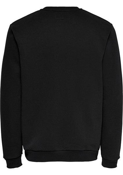 Siyah Erkek Sweatshirt 22018683