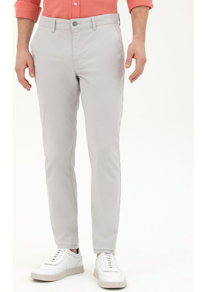Normal Bel Normal Paça Slim Fit Açık Gri Erkek Pantolon Rıves fiyatları