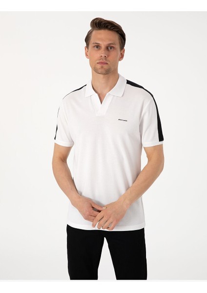 Siyah Slim Fit Polo Yaka Tişört