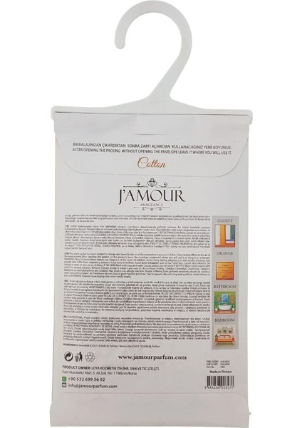 Cotton (Pamuk)Askılı Dolap ve Çekmece Kokusu 3'lü Paket fiyatları