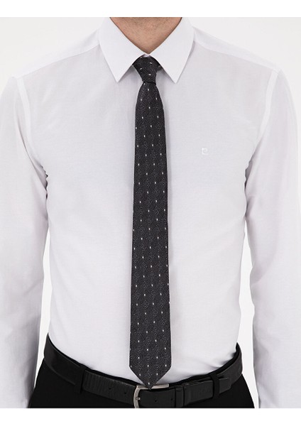 Beyaz Slim Fit Uzun Kollu Basic Gömlek