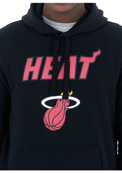 Kapüşonlu Normal Kalıp Düz Siyah Erkek Sweatshirt - Team Logo Po Hoody Miahea Blk modelleri