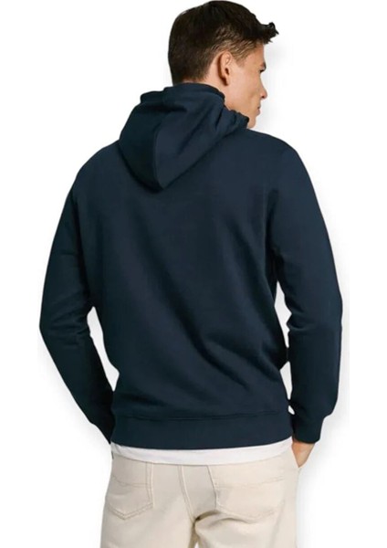 Lacivert Erkek Kapüşon Regular Fit Sweatshirt PM582716-594 New Joe Hoodıe modelleri