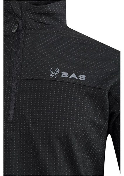 Kolima Yarım Fermuarlı Sweatshirt Erkek Siyah