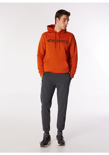 Kiremit Erkek Kapüşon Relaxed Baskılı Sweatshirt D4WM-SWT3223 fiyatları