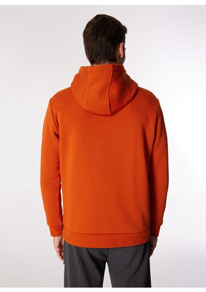 Kiremit Erkek Kapüşon Relaxed Baskılı Sweatshirt D4WM-SWT3223 indirimleri