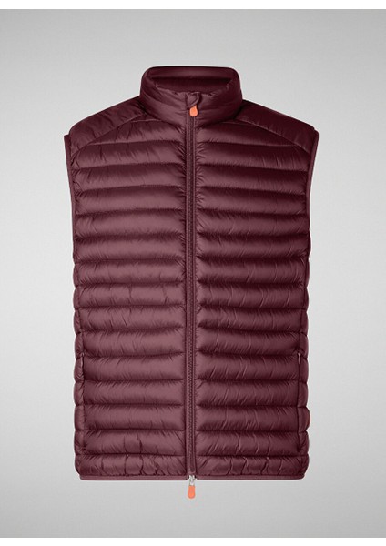 Bordo Erkek Dik Normal Düz Yelek D82410MGIGA1970010 Adam Bordo