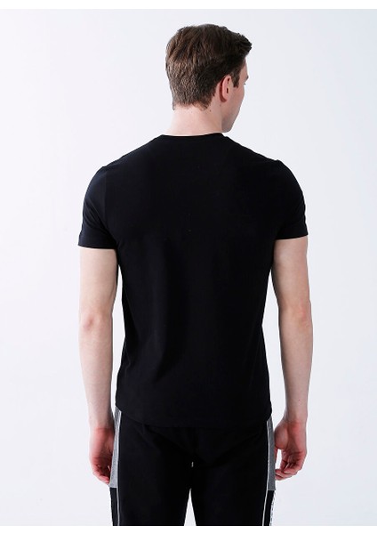Bisiklet Yaka Siyah Erkek T-Shirt C 4 101 2c E 1811