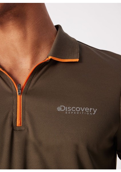 Haki Erkek Basic Polo T-Shirt D4SM-TST3246 fırsatları