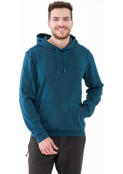 Oliver Erkek Kapüşonlu Sıfır Yaka Sweatshirt Lacivert