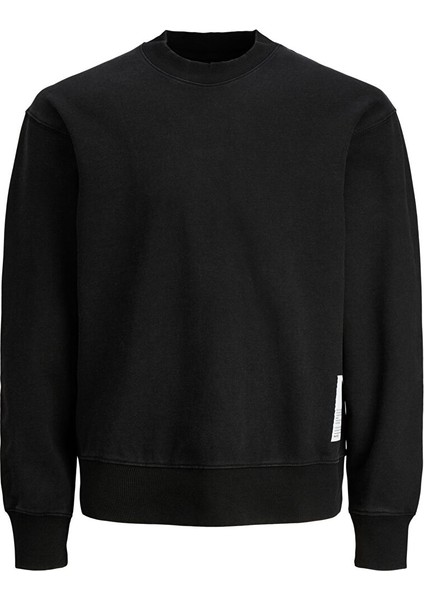 Kapüşon Yaka Siyah Erkek Sweatshırt 12239268_JCOPRJCT Sweat Crew Neck A