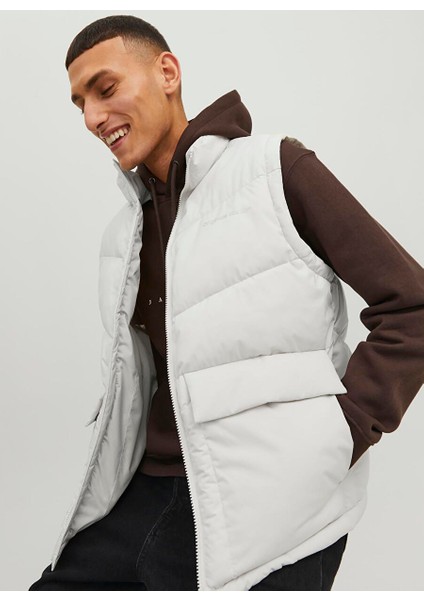 Krem Erkek Yelek 12238853_JORVESTERBRO Bodywarmer Sn