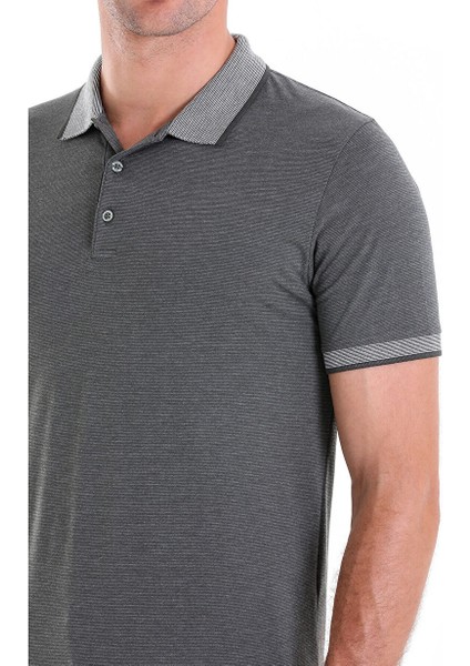 Haki Regular Fit Düz Polo Yaka Pamuklu Tişört indirimleri