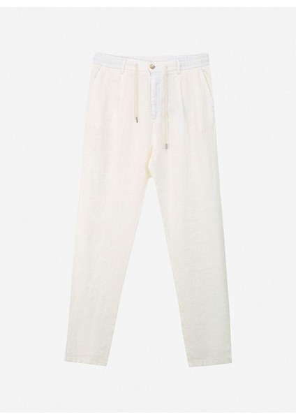 Gmg Fırenze Normal Bel Regular Fit Ekru Erkek Pantolon GU24MSS01017