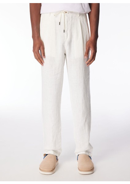 Gmg Fırenze Normal Bel Regular Fit Ekru Erkek Pantolon GU24MSS01017