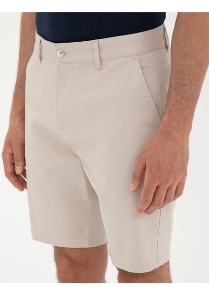 Taş Slim Fit Dokuma Şort