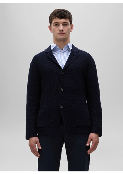 Lacivert Erkek Apaş Slim Fit Hırka Q M164 P588 fiyatları