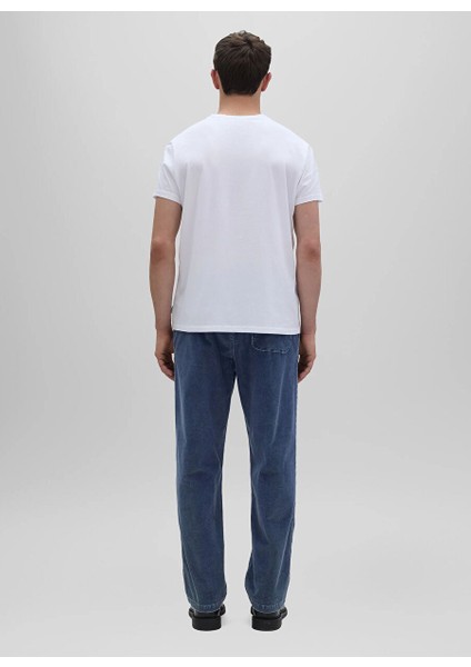 Beyaz Erkek Slim Fit T-Shirt A AY27 A335 modelleri