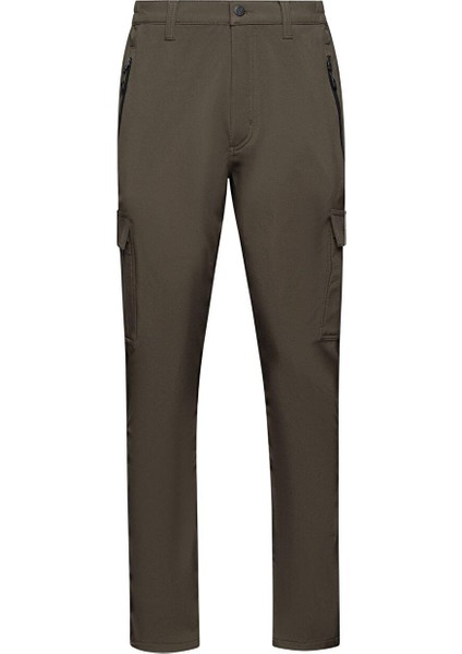 Barunas Erkek Ince Softshell Kargo Pantolon Haki